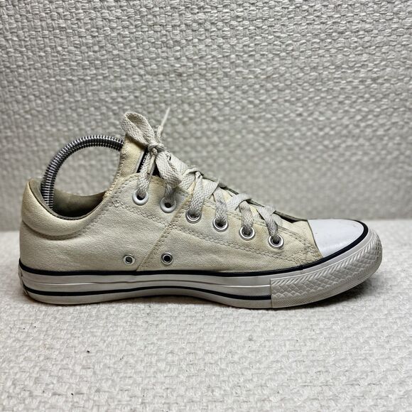 Converse Chuck Taylor All Star White Canvas/Woven Size 9 Great Traction Used - Picture 5 of 14